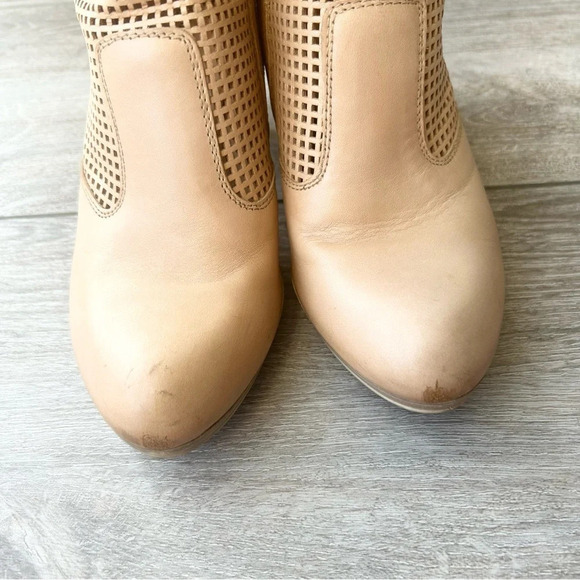 Nero Giardini ANKLE BOOT PERFORATED  LEATHER 
IN CHAMPAGNE - Picture 4 of 14